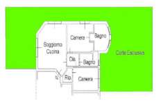 Foto Appartamento 2 camere 2 bagni con giardino