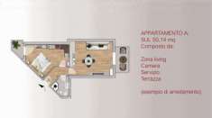 Foto APPARTAMENTO di 2 vani e di 50 mq (FIRENZE - firenze) rif. 1/2002
