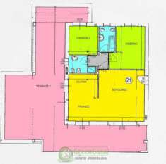 Foto APPARTAMENTO di 3 vani e di 142 mq (CAVENAGO DI BRIANZA) rif. 3 LOCALI TERRAZZO APP21