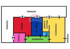 Foto Appartamento in vendita a Cecina
