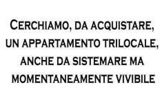 Foto Cerchiamo, da acquistare, un appartamento trilocale, anche da sistemare...