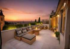 Foto Goa immobiliare vi propone bellissimo ATTICO via Carlo Rolando  di 124 mq+80 mq  con doppio TERRAZZO PANORAMICO con vista MARE L'esposizione Est-Sud g