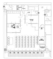 Foto Laboratorio / ufficio luminoso su strada principale