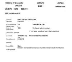Foto Locale commerciale in vendita a Diso - 7 locali 370mq