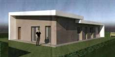 Foto Vendesi Casa singola di nuova costruzione zona giorno di 57 mq,  2 bagni, trecamere, garage, giardino e po posti auto.