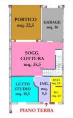 Foto Vendita di una porzione di trifamiliare a Cesena, con quattro camere da letto, ampia zona giorno, garage, cantina e portico e dependance