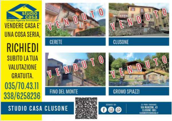 Foto Appartamento di 100 m con 3 locali in vendita a Clusone