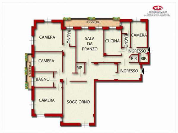 Foto Appartamento in vendita a Genova