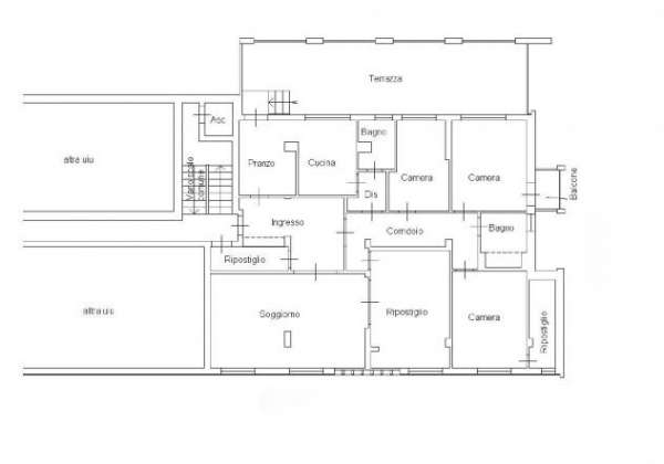 Foto Appartamento in vendita a Massa 180 mq  Rif: 1232633