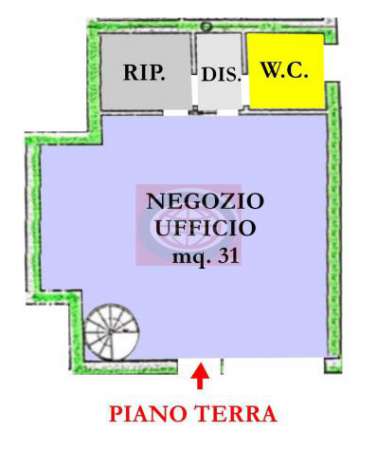 Foto CESENA - ZONA CENTRALE (NC30) NEGOZIO con cantina e posto auto di propriet
