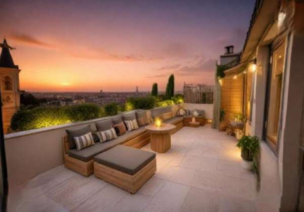 Foto Goa immobiliare vi propone bellissimo ATTICO via Carlo Rolando  di 124 mq+80 mq  con doppio TERRAZZO PANORAMICO con vista MARE L'esposizione Est-Sud g