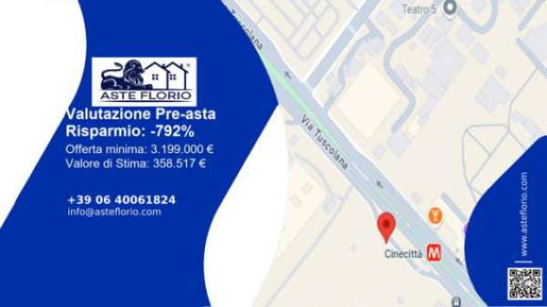 Foto Immobile in asta di 10702 m in vendita a Roma