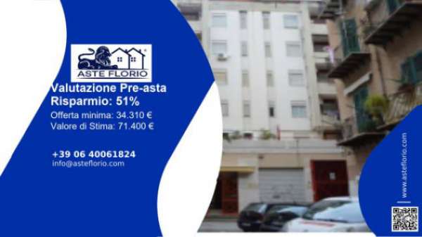 Foto Immobile in asta di 109 m in vendita a Palermo