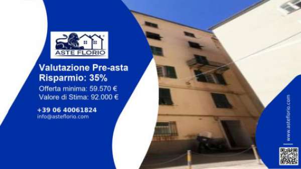 Foto Immobile in asta di 115 m con pi� di 5 locali in vendita a Genova