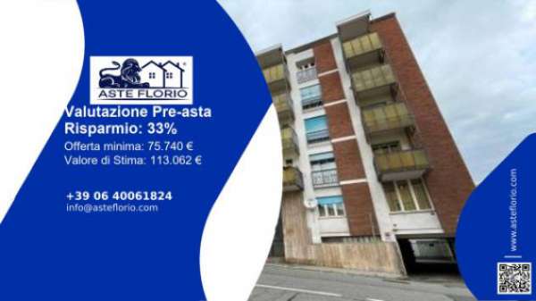 Foto Immobile in asta di 116 m, box auto in vendita a Pinerolo