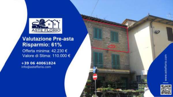 Foto Immobile in asta di 117 m con pi� di 5 locali in vendita a Bucine