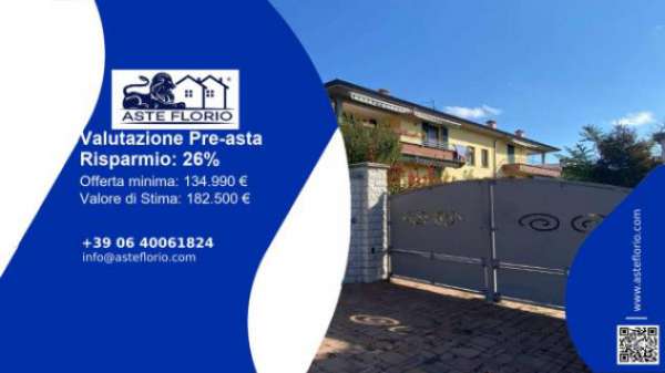 Foto Immobile in asta di 122 m con 4 locali e box auto in vendita a San Giorgio Piacentino