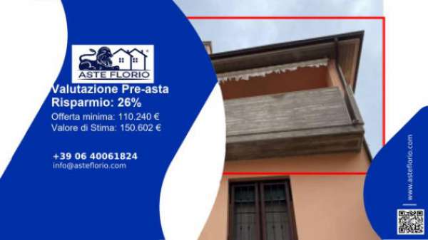 Foto Immobile in asta di 129 m, box auto in vendita a Montelabbate