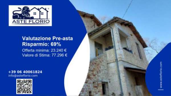 Foto Immobile in asta di 171 m in vendita a Civitella del Tronto