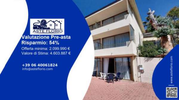 Foto Immobile in asta di 1772 m con pi� di 5 locali in vendita a Sanremo
