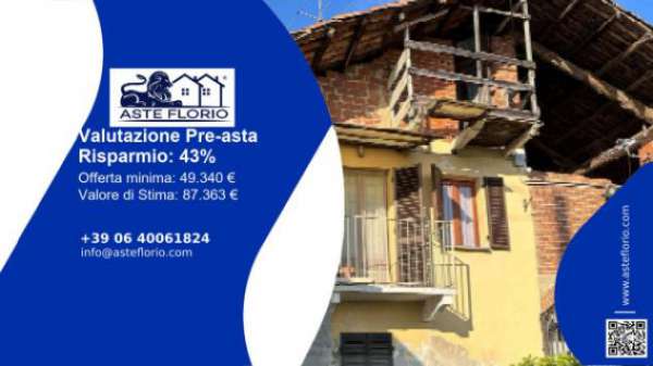 Foto Immobile in asta di 186 m in vendita a Rocca Canavese