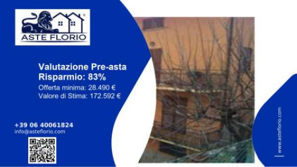 Foto Immobile in asta di 195 m, box auto doppio in vendita a Cagli