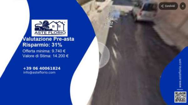 Foto Immobile in asta di 23 m, box auto in vendita a Augusta