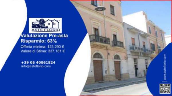 Foto Immobile in asta di 231 m con pi� di 5 locali in vendita a Brindisi