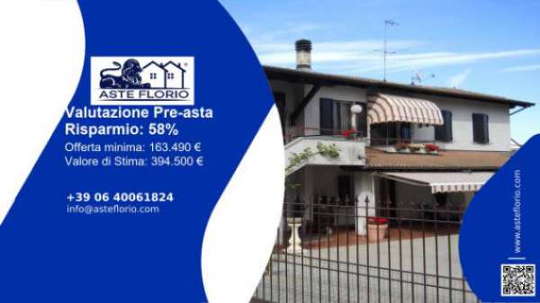 Foto Immobile in asta di 263 m con 5 locali e box auto in vendita a Castelletto Monferrato
