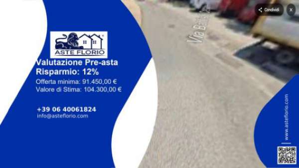 Foto Immobile in asta di 28 m in vendita a Muggia