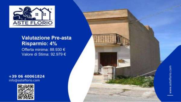 Foto Immobile in asta di 309 m con 3 locali in vendita a Custonaci