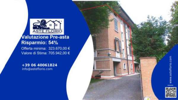 Foto Immobile in asta di 312 m, box auto in vendita a Rubiera