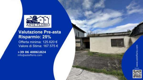 Foto Immobile in asta di 335 m con pi� di 5 locali e box auto in vendita a Fermignano