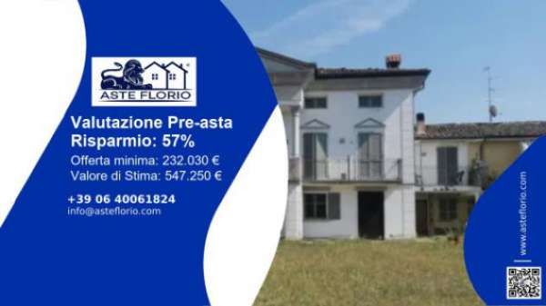 Foto Immobile in asta di 553 m con pi� di 5 locali in vendita a Podenzano