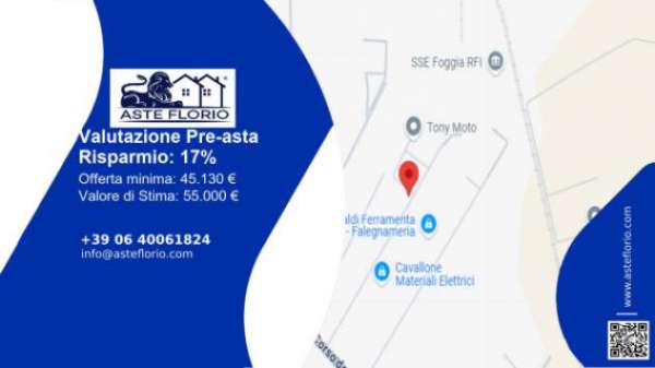 Foto Immobile in asta di 56 m in vendita a Foggia