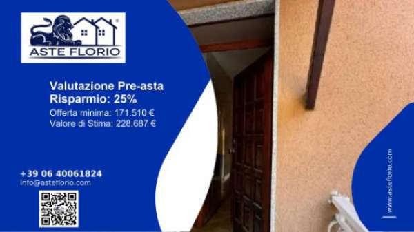 Foto Immobile in asta di 76 m con pi� di 5 locali e box auto in vendita a Bordighera