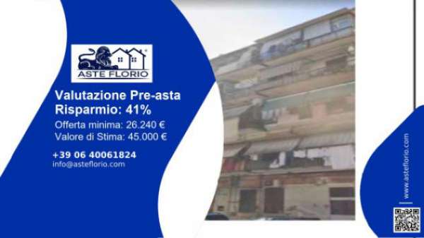 Foto Immobile in asta di 76 m con pi� di 5 locali in vendita a Napoli