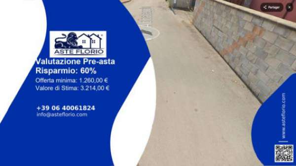 Foto Immobile in asta di 8 m in vendita a Roma