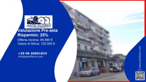 Foto Immobile in asta di 80 m con 3 locali in vendita a Napoli