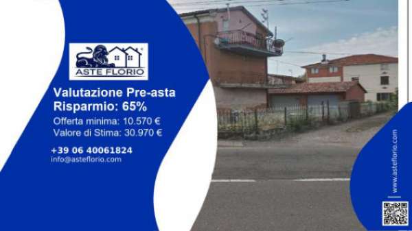 Foto Immobile in asta di 88 m con pi� di 5 locali e box auto in vendita a Castellar Guidobono