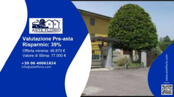 Foto Immobile in asta di 92 m, box auto in vendita a Brembio