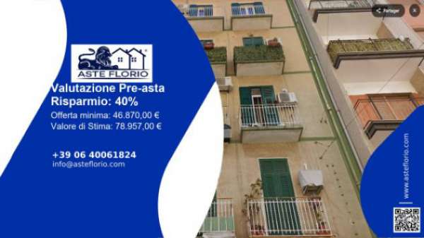 Foto Immobile in asta di 96 m in vendita a Taranto