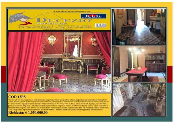 Foto Palazzo storico in vendita a Noto