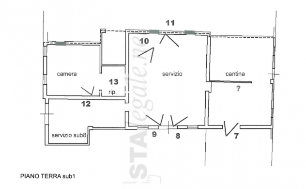 Foto Porzione di casa in vendita a Faenza