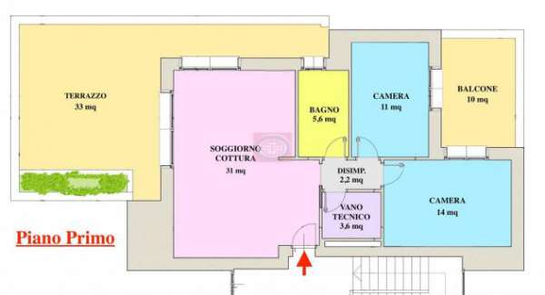 Foto S. Maria Nuova di Bertinoro (TC1089B3): appartamento nuovo con garage, posto auto e ampio terrazzo.