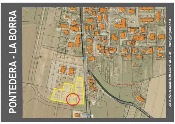Foto Terreno edif. residenziale in vendita a La Borra - Pontedera 593 mq  Rif: 1280687